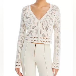 Cotton AQUA Crochet Cardigan XL Kristopher Brock